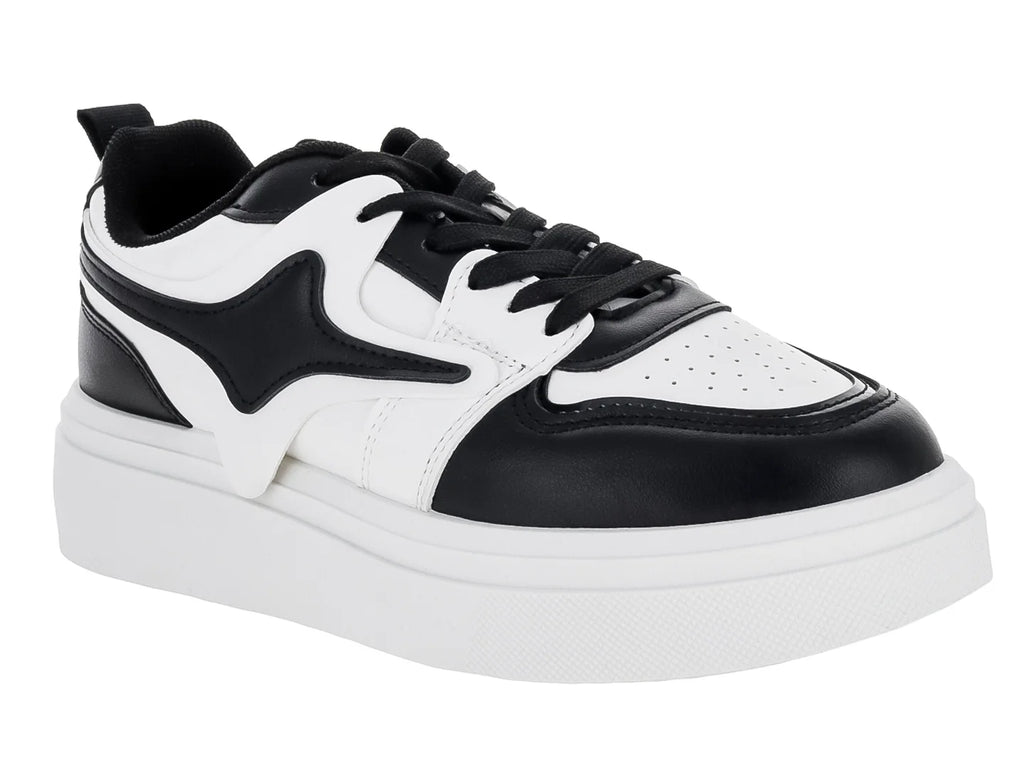 Tenis Boullevard Yanis Blanco y Negro para Mujer