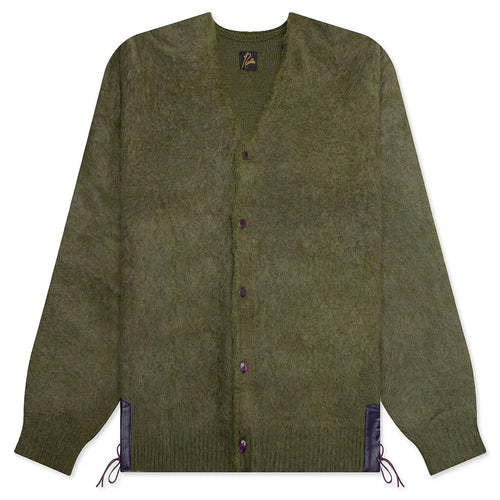 EP Mohair Cardigan Olive