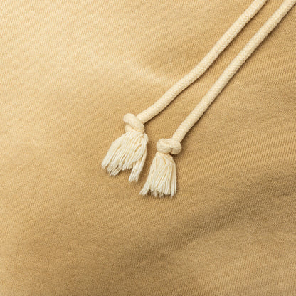 French Zip Hoodie Tan