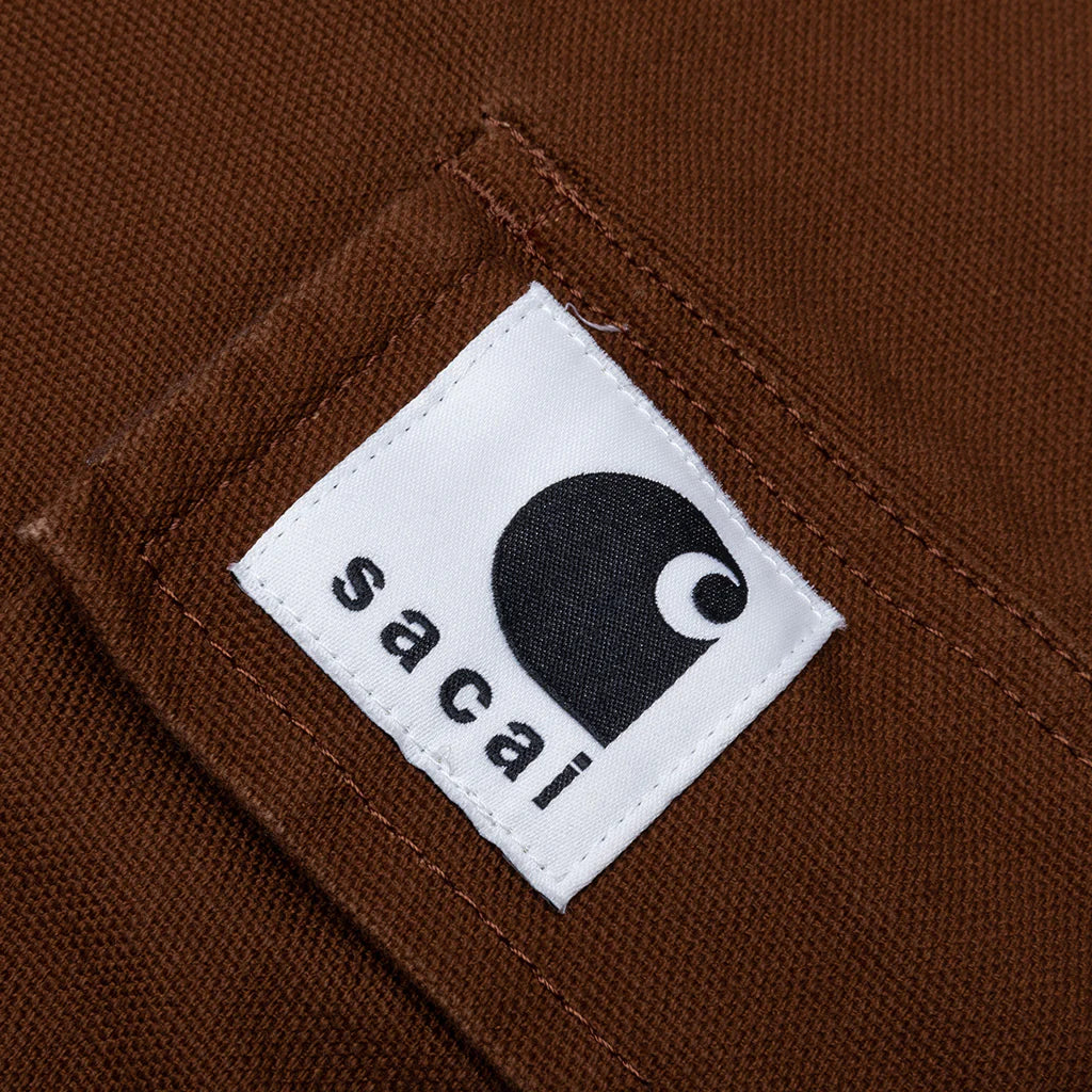 Sacai x Carhartt WIP Duck Pants Dark Beige