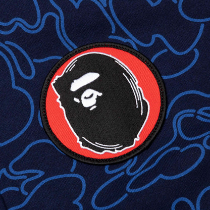 Bape 30th Anniversary Line Camo Shark Full Zip Hoodie Navy