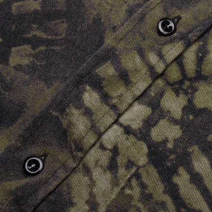 Osetar Boot Print Overshirt Washed Black