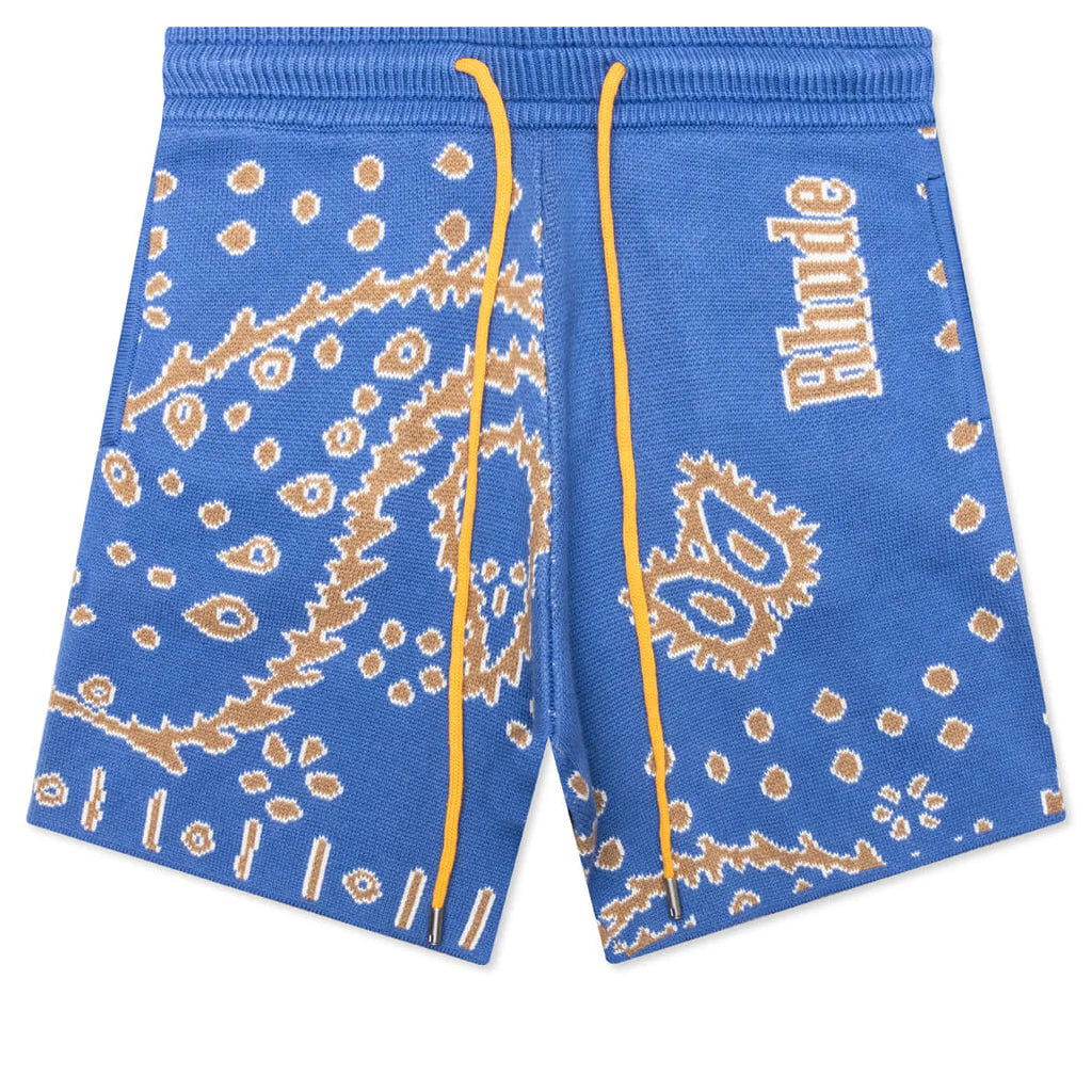 Bandana Knit Short Light Blue
