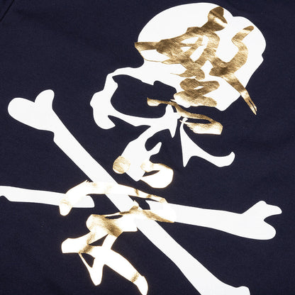 Navy Printed T Shirt Navy