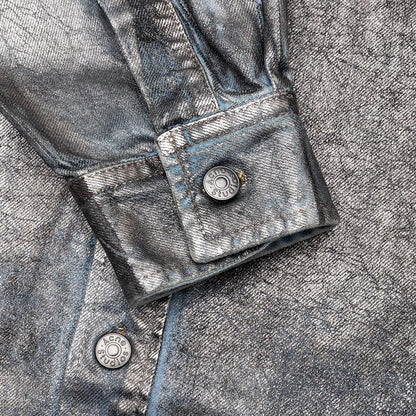 Denim Shirt Silver Blue