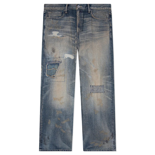 Savage Denim DP Wide Pants Indigo