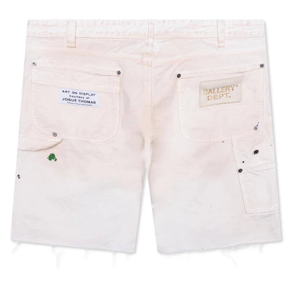 Flea Carpenter Shorts White Paint
