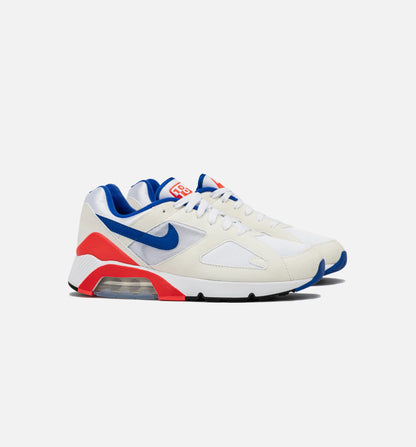 Air Max 180 Ultramarine Mens Lifestyle Shoe White Ultramarine Solar Red Black
