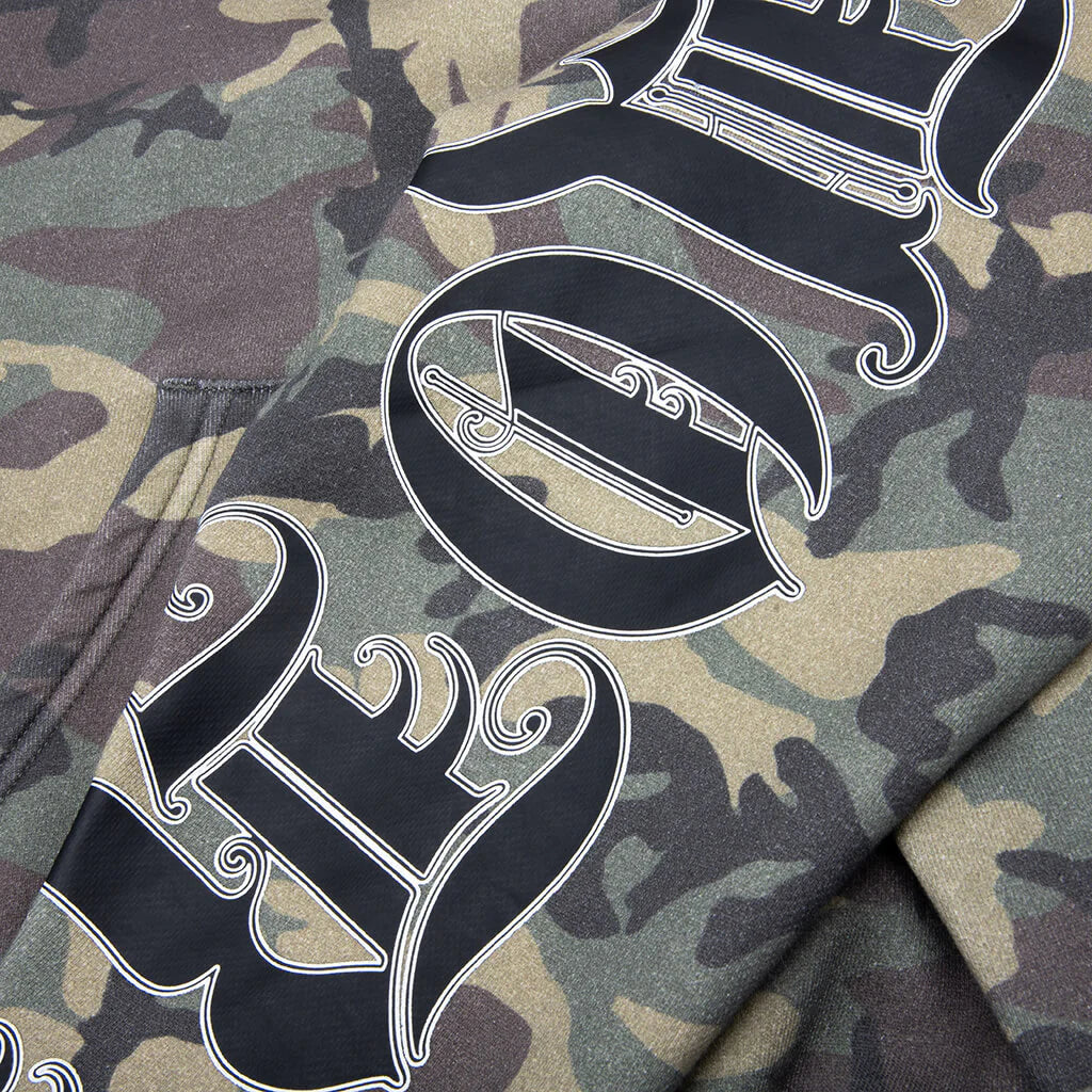 Old English Hoodie Camo