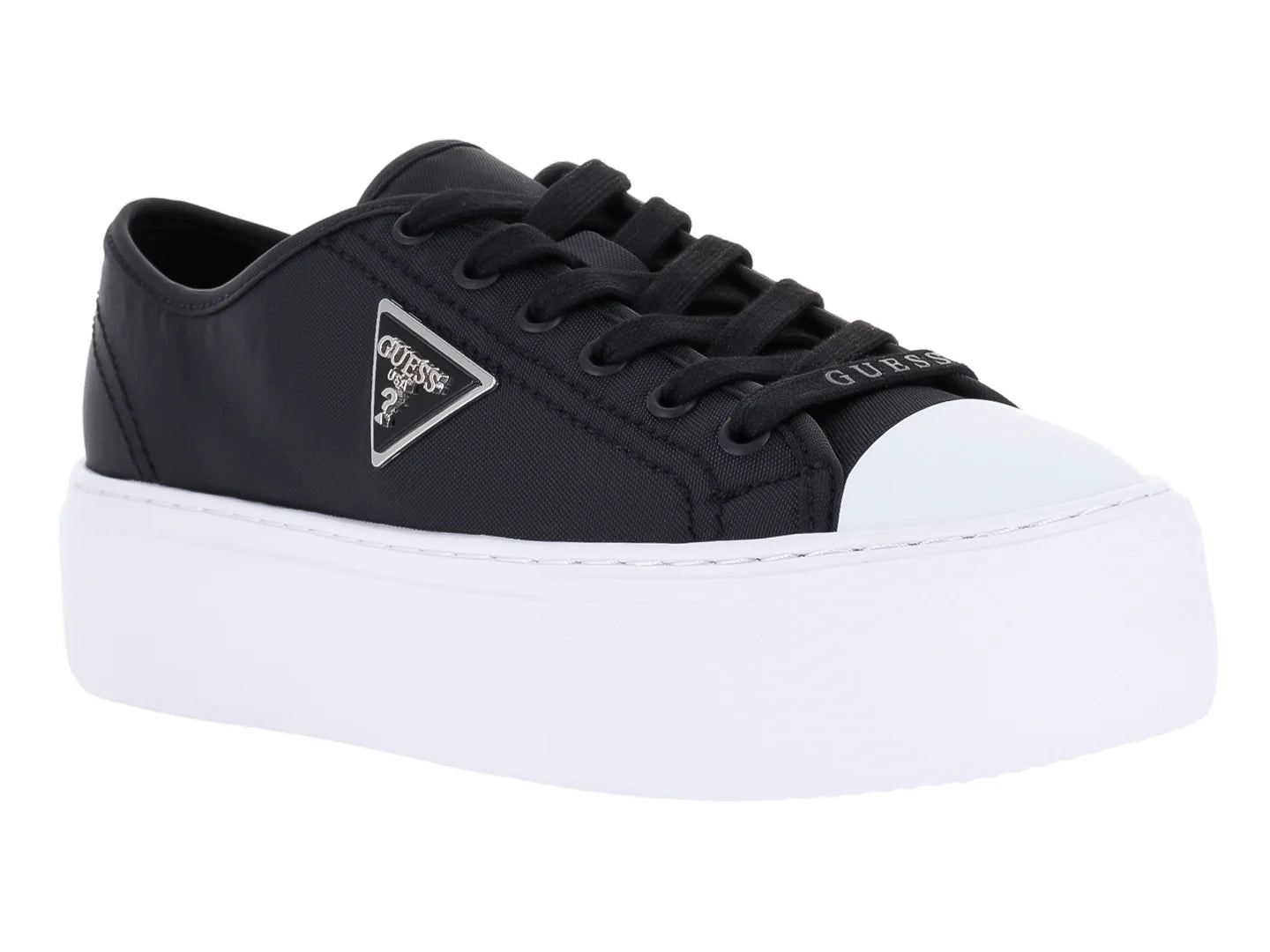 Tenis Guess Negros de Plataforma para Mujer