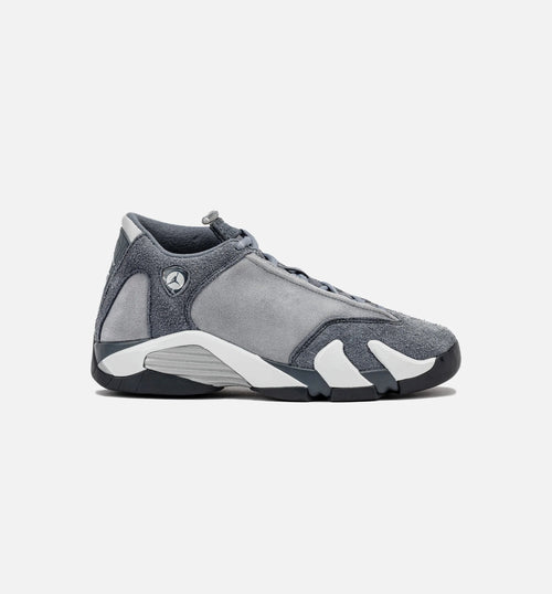 Air Jordan 14 Retro Flint Grey Grade School Lifestyle Shoe Flint Grey Stealth White