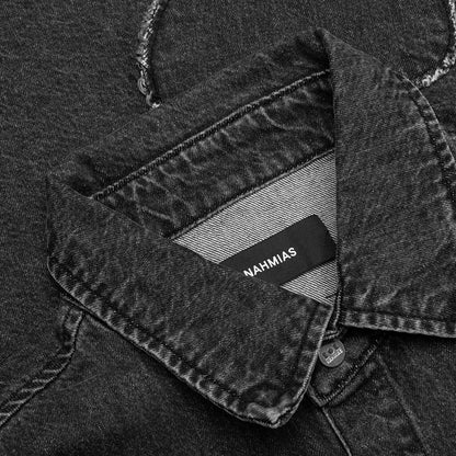 Heart Patchwork L S Shirt Heart Charcoal Wash