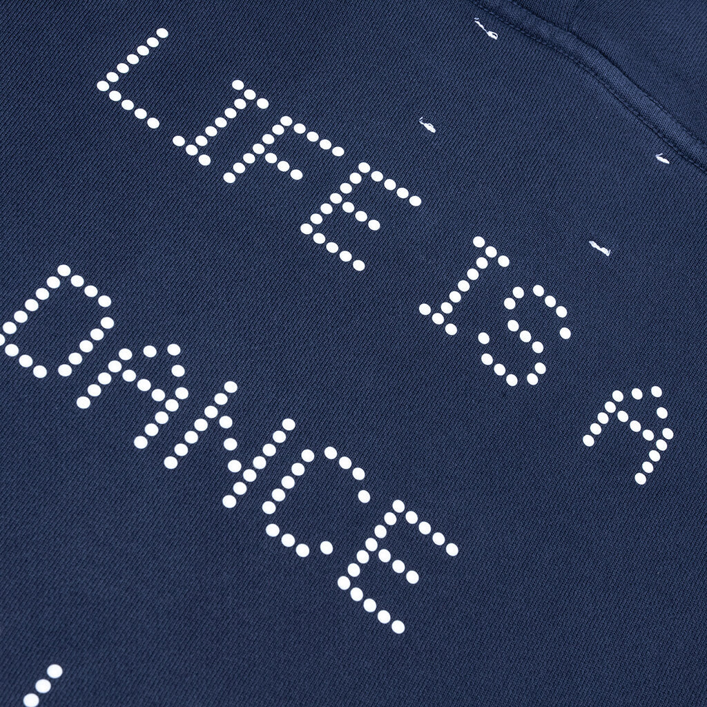 Treatment Center Zip Hooded Sweatshirt Navy