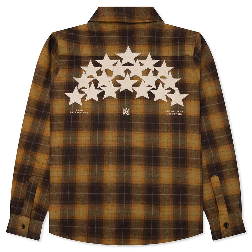 Stars Plaid Flannel Chai Tea