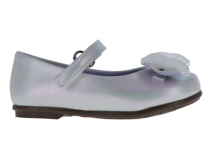 Zapatos Planos Tropicana Blanco Iridiscente para Niña