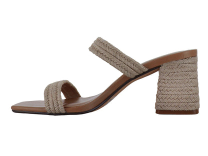 Sandalias Madden Girl Natural Raffia Beige para Mujer
