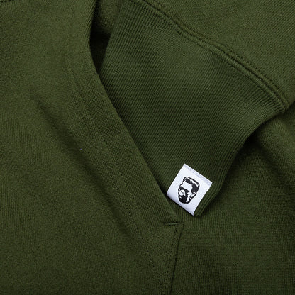 1st Shark Full Zip Hoodie Olive Drab