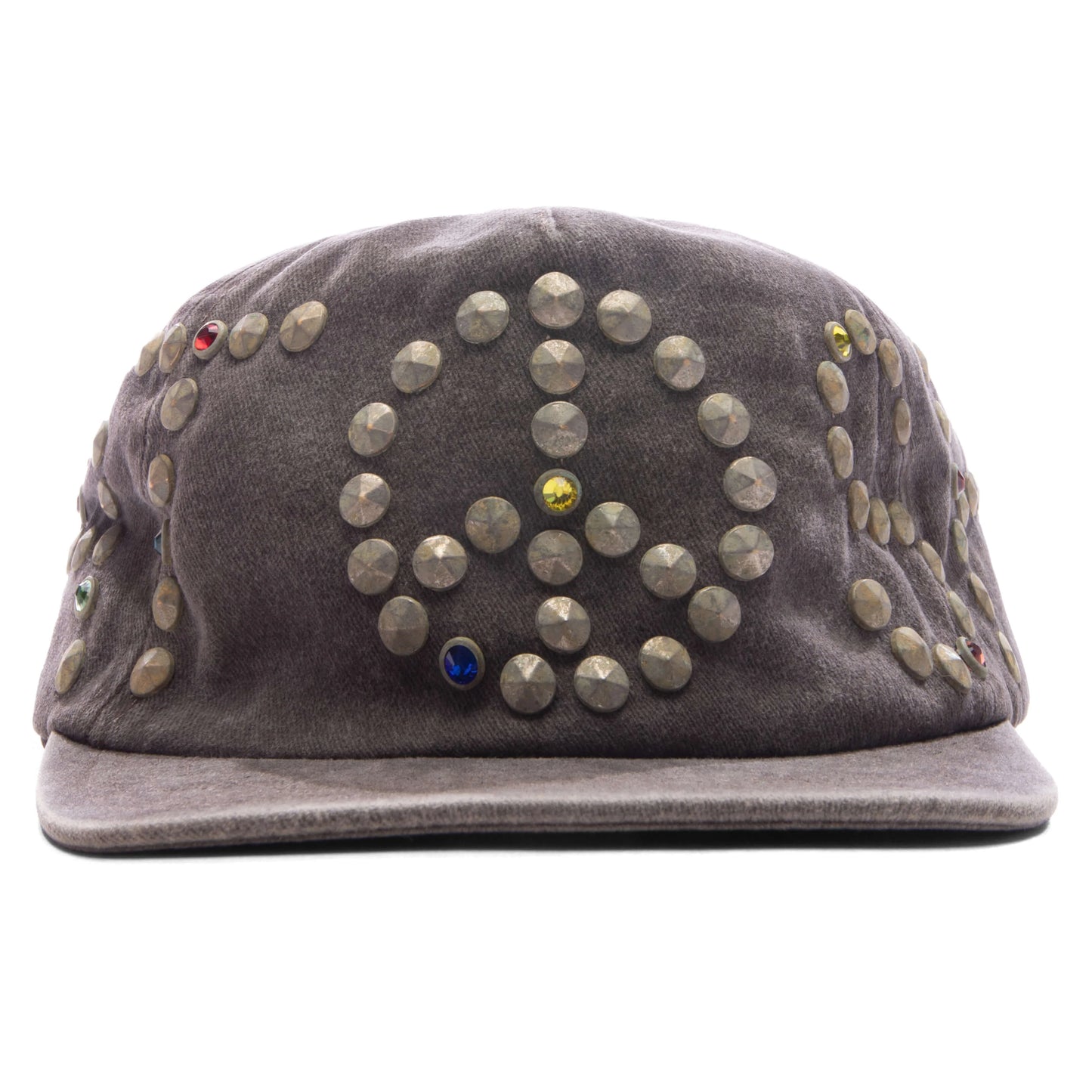 Studded Wrap Around Hat Olive Brown