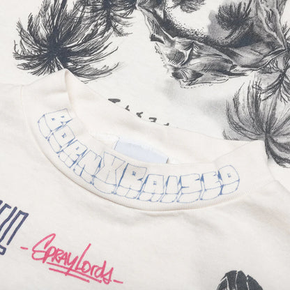 Saint Michael x Born X Raised LA L S Tee White