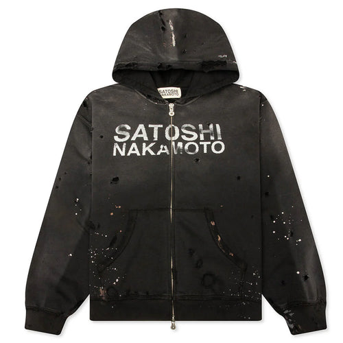 Luke Fleece Hoodie Black