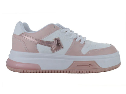 Tenis Clasben Amazon Rosa Oro para Mujer