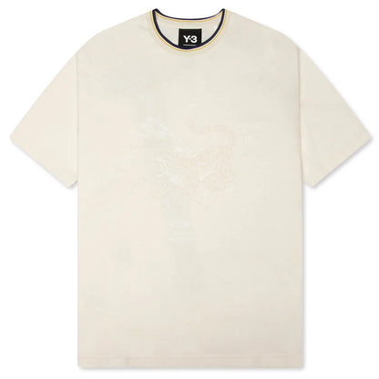 adidas Y 3 x Wales Bonner Graphic T Shirt Crew White