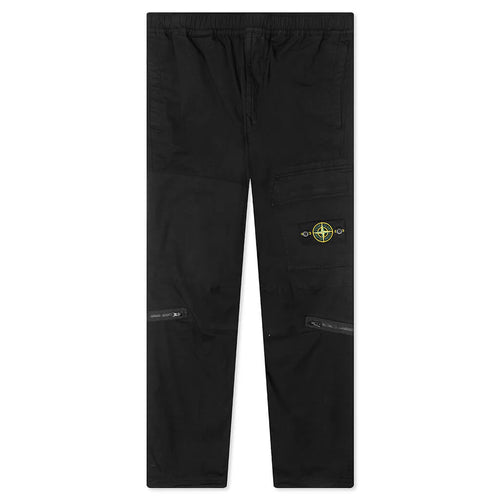 Loose Fit Cargo Pants Black