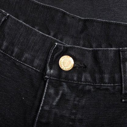 Double Knee Shorts Black