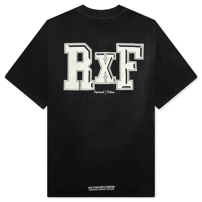 Feature x Represent Head 2 Head T Shirt Stained Black