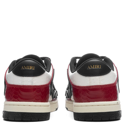 Snake Skel Top Low Red