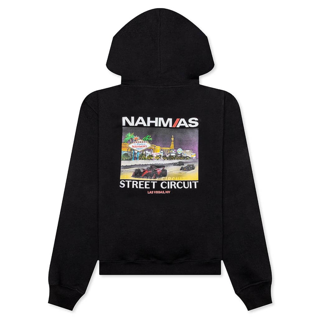 Feature x Nahmias Street Circuit Hoodie Black