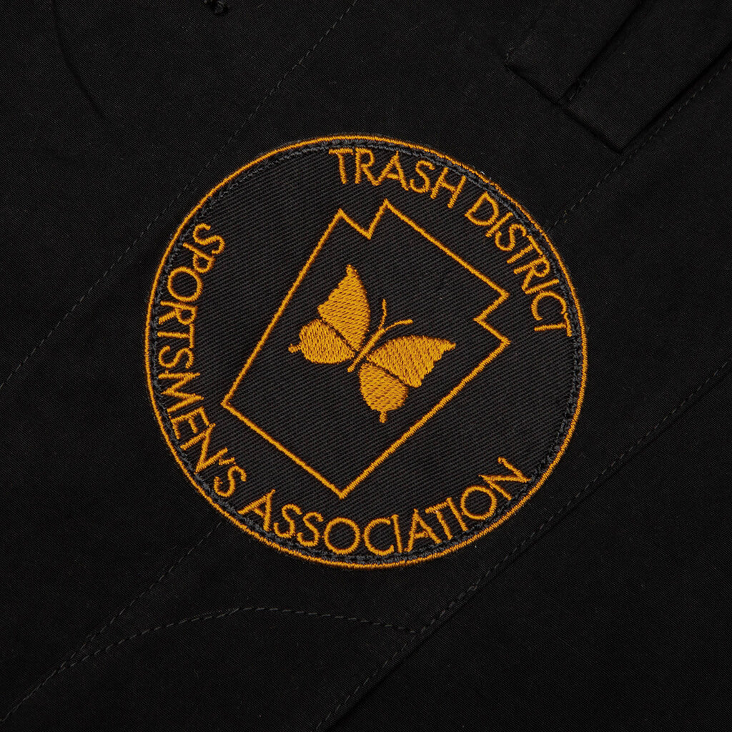 Waxed Cloth Shooting Jacket Black