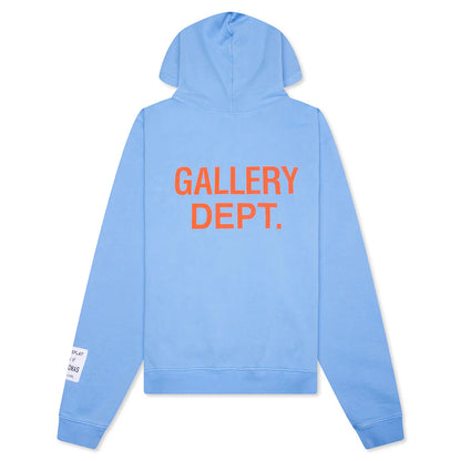 90s GD Logo Hoodie Baby Blue