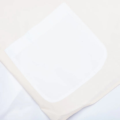 Short Sleeve Pocket Shirt White Cream Light Blue