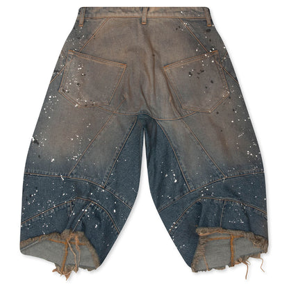 Acid Rain Short Blue Denim