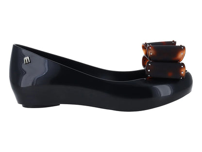 Zapatos Planos Melissa Ultragil Classic Bow Negro para Mujer