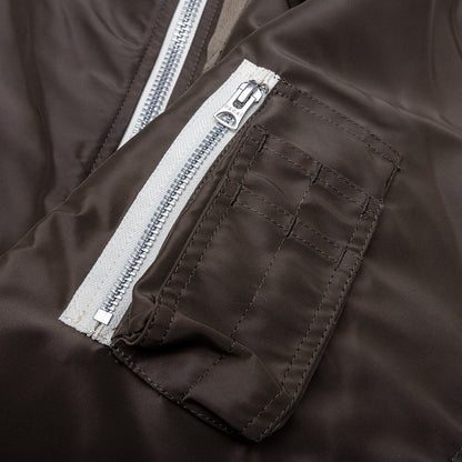 Nylon Twill x Grosgrain Blouson Khaki Navy