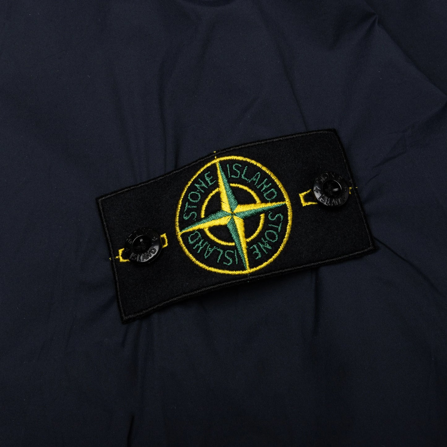 Skin Touch Nylon Bomber Jacket Navy Blue