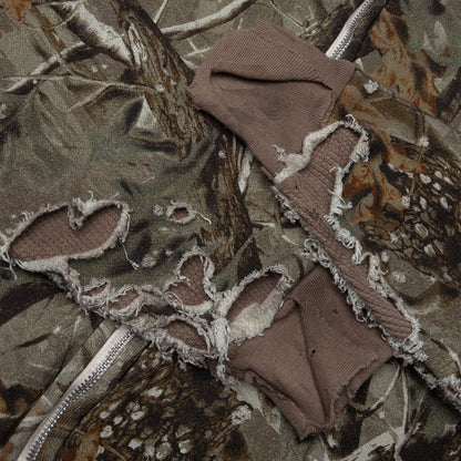 Saint M6 x BAPE Shark Zip Hoodie Wood Camo