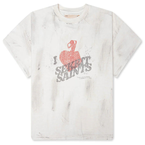 Gentlemens Club T Shirt Vintage White
