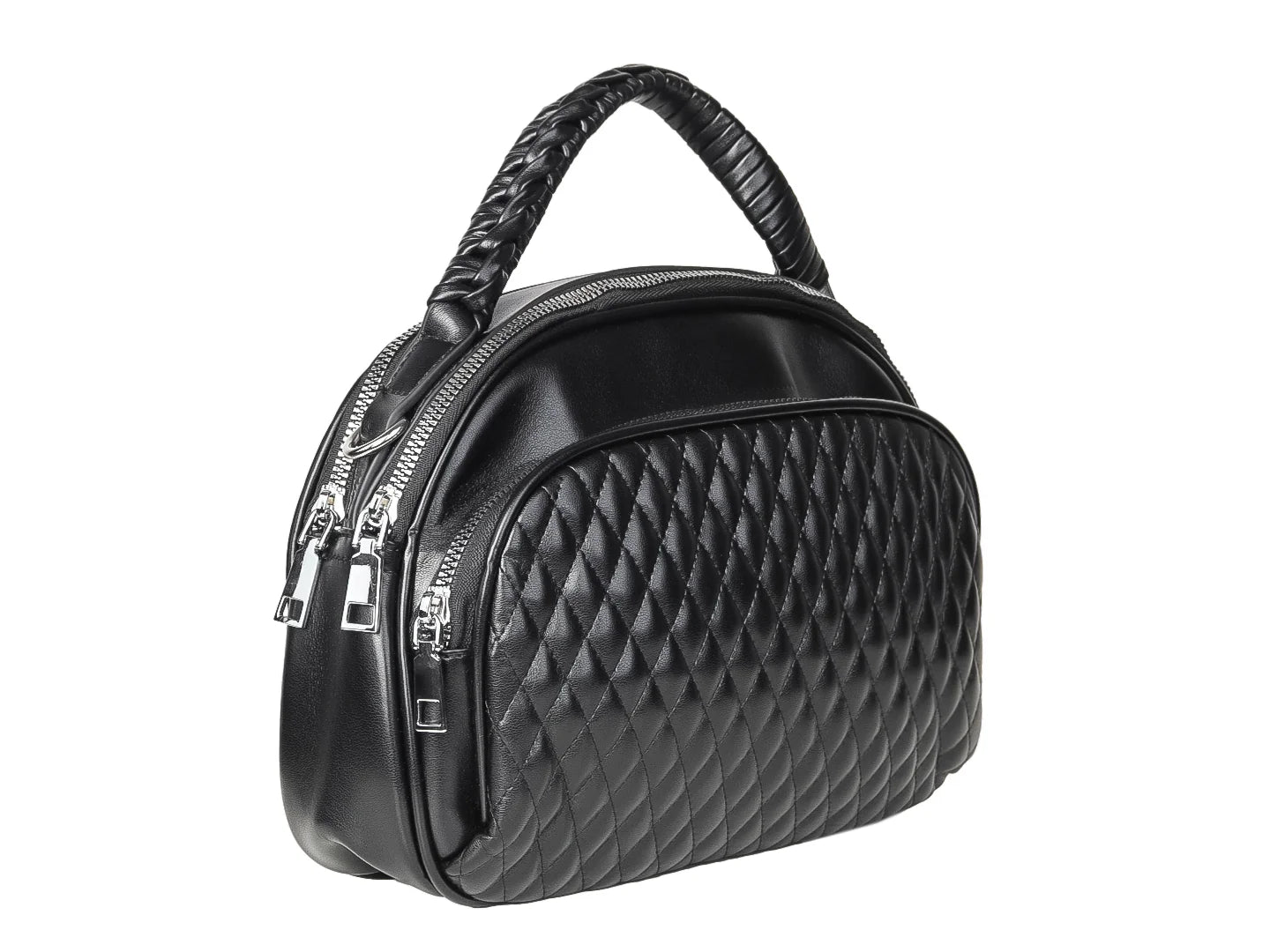 Bolso Unibella Negro Acolchado para Mujer