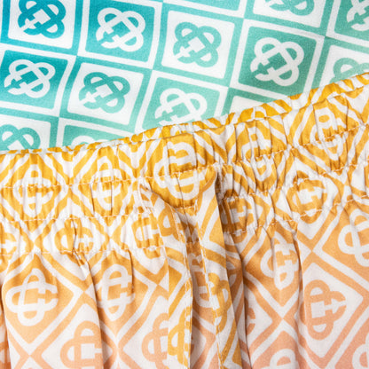 Silk Shorts Diamond Monogram Degrade
