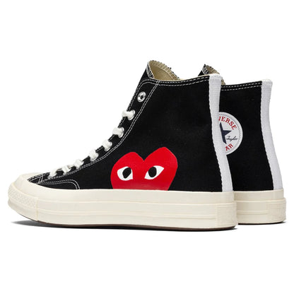 Converse x Comme Des Garcons PLAY All Star Chuck 70 Hi Black