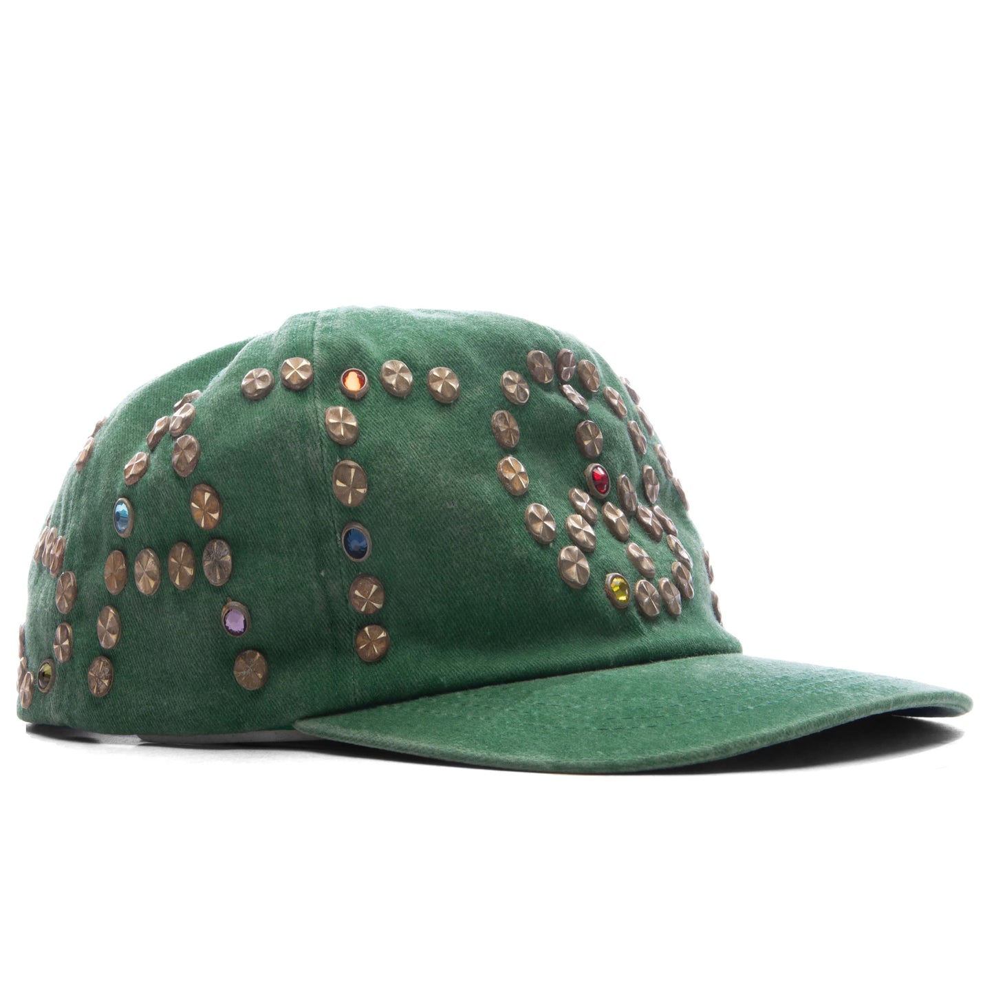 Studded Wrap Around Hat Green