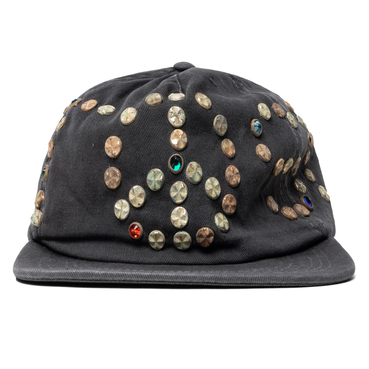 Studded Wrap Around Hat Black