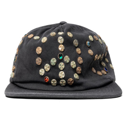 Studded Wrap Around Hat Black