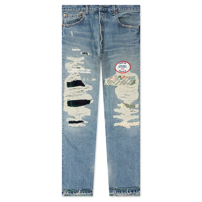 Denim Repair Pants Indigo