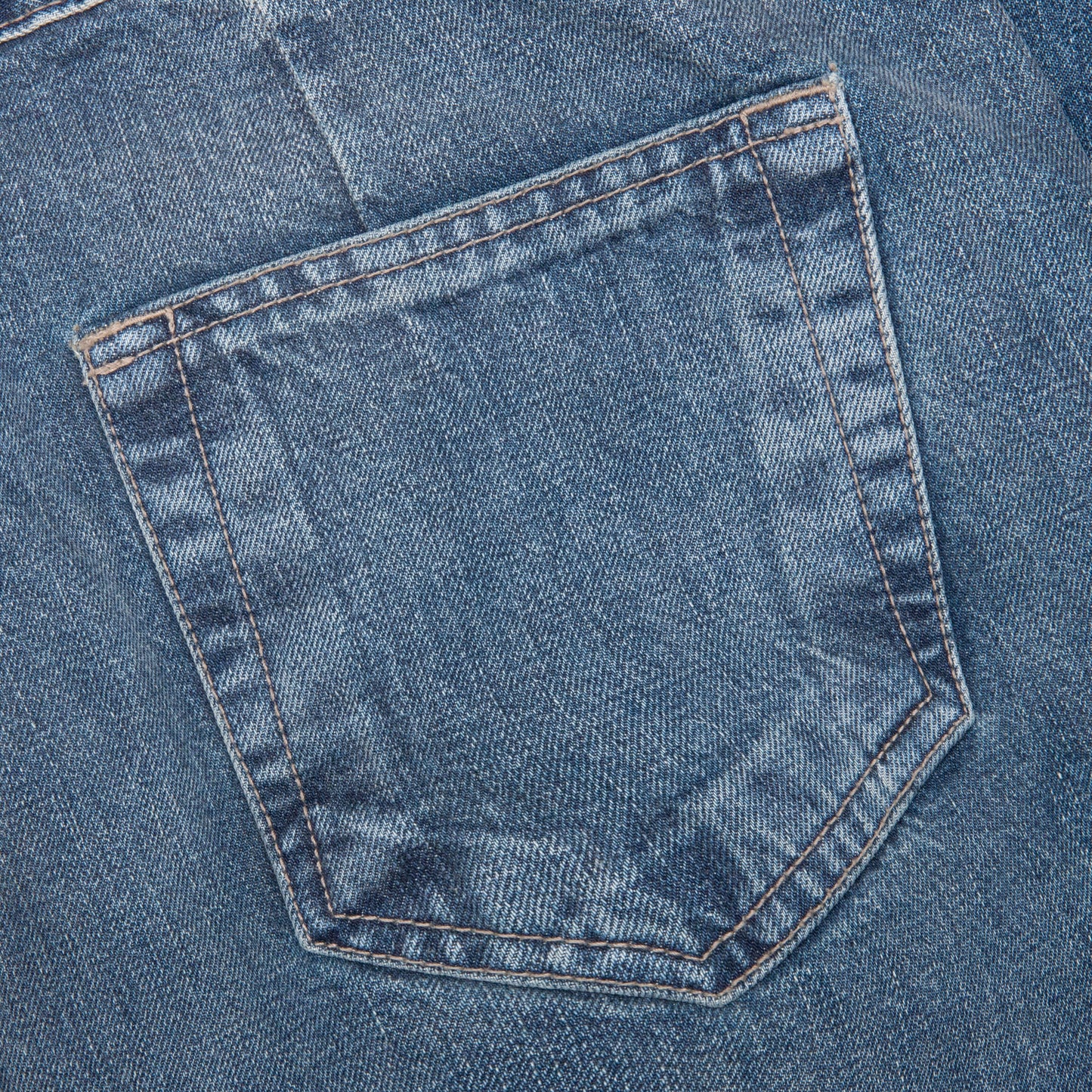 Double Cargo Denim Jeans Washed Indigo