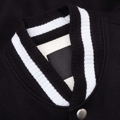 Varsity Jacket Black White