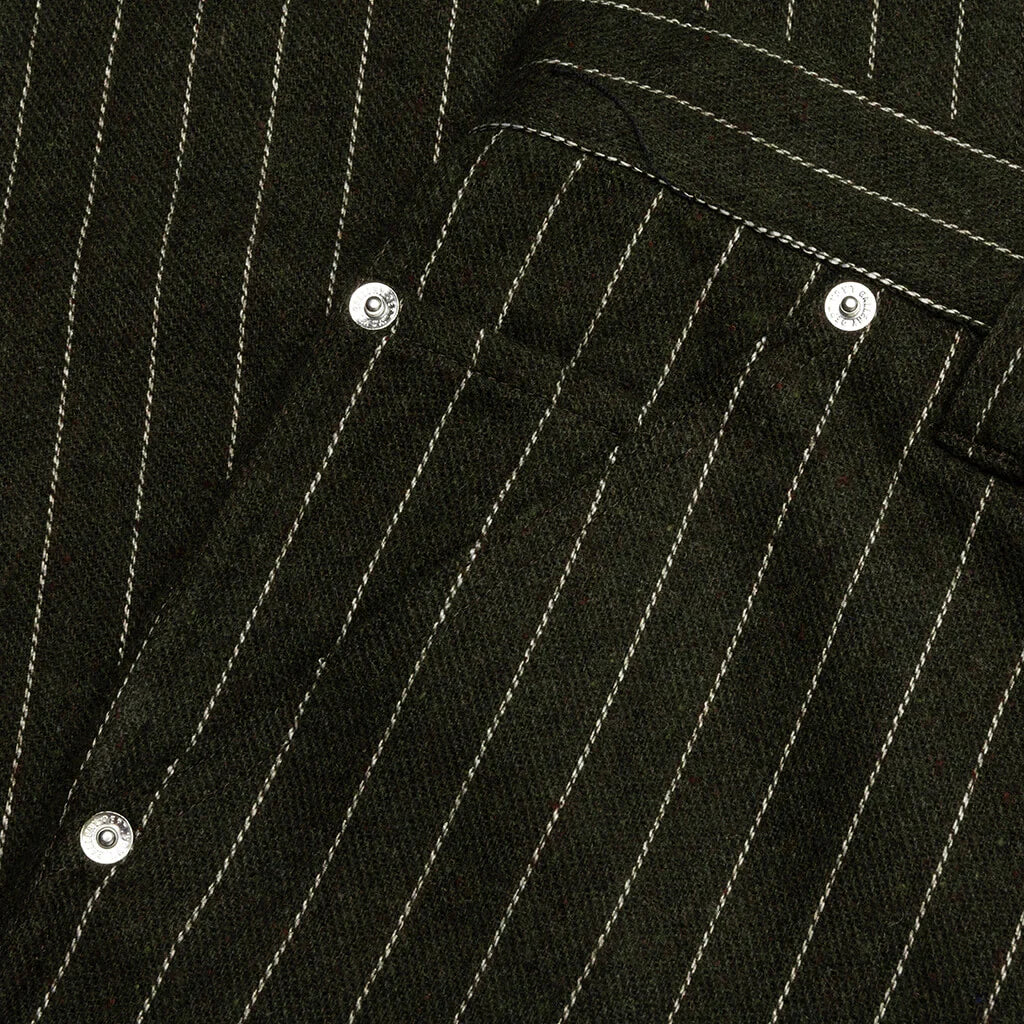 Business Carpenter Flare Olive